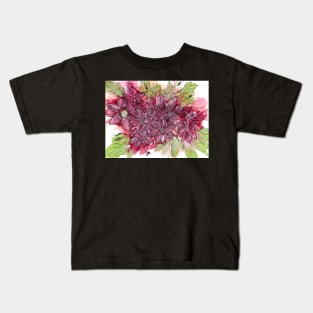 Abstract doodled flowers. Kids T-Shirt